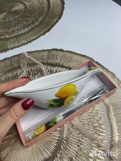 Соусник фарфор