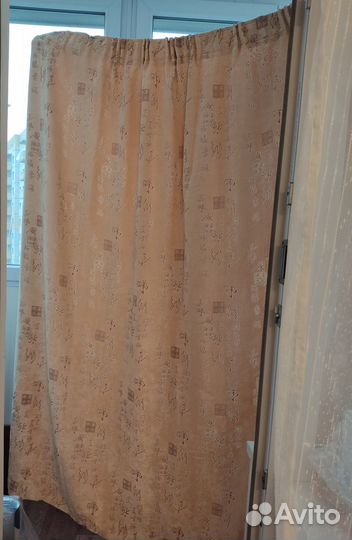 Занавески, тюль длинный на окно