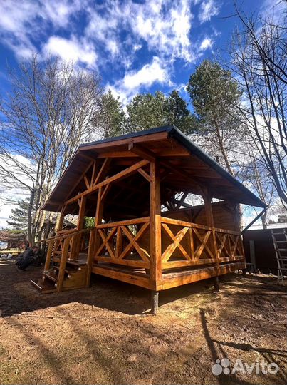 Террасы Веранды Беседки Пристройки к дому Навесы