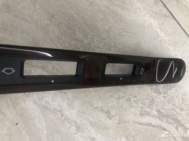 Накладка декоративная, рамка печки Мерседес 140