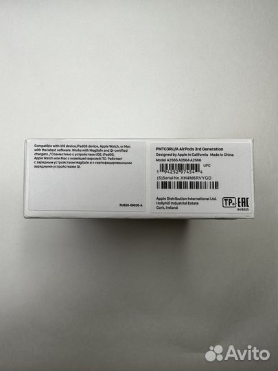 Беспроводные наушники apple airpods 3 