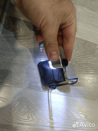 Настоящий Микроскоп 100 х карманный брелок