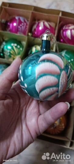 Елочные шары винтаж