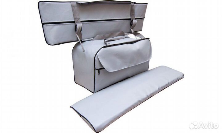 Сидушки мягкие, сумка рундук - из пвх 85х20 см