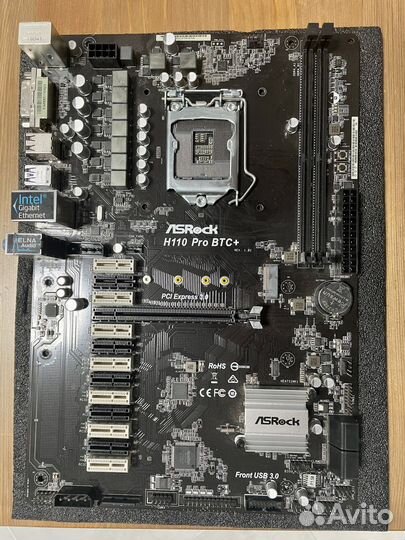 Материнская плата ASRock H110 Pro BTC+