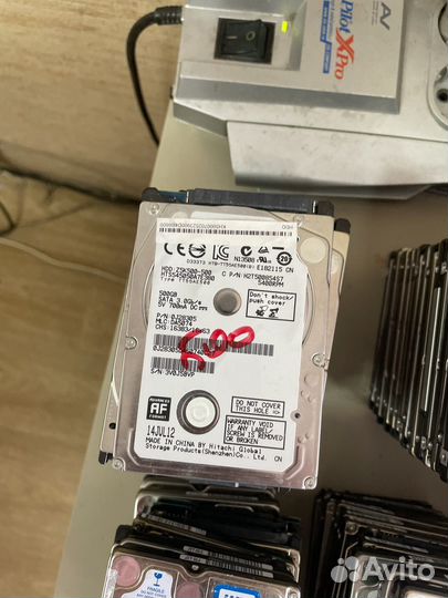 Жесткие диски для от ноутбуков разные много