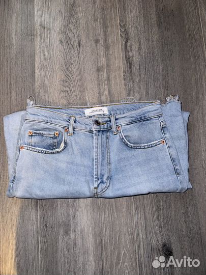 Джинсы zara premium denim 34
