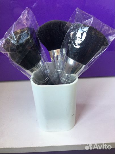 Кисть для пудры, румян, хайлайтера