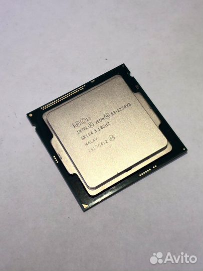 Intel Xeon e3-1220 v3 3.10-3.50 GHz 4 ядра LGA1150