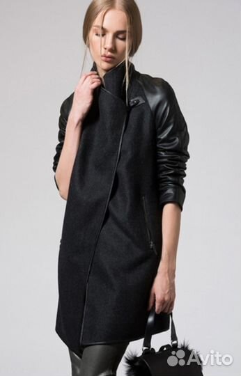 Пальто Vespucci шерсть /кожа