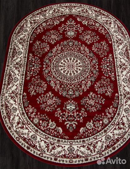 Ковер Merinos Gavana d285 red Овал