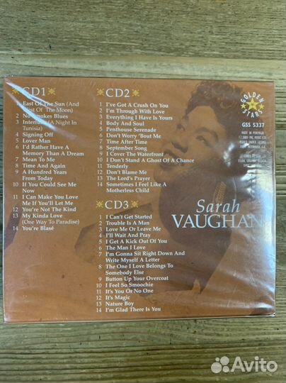 Sarah Vaughan “Nature Boy” 3 CD-box, фирменные