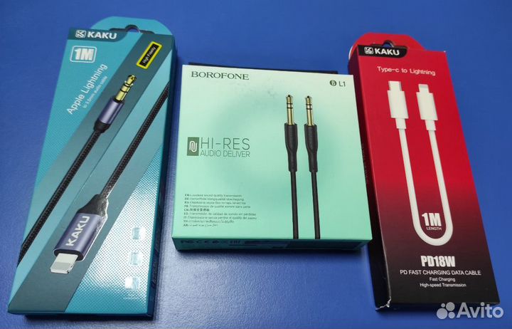 Новые зарядки и кабели для телефона с гарантией