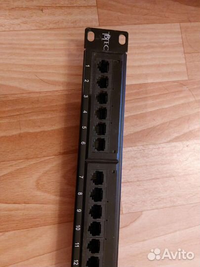 Патч панель tbtec cat.5e 24 порта