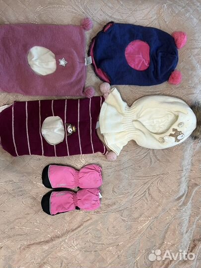 Шапки-шлем и краги