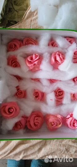 Розочки декоративные 21 шт