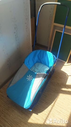 Детские санки с колесами