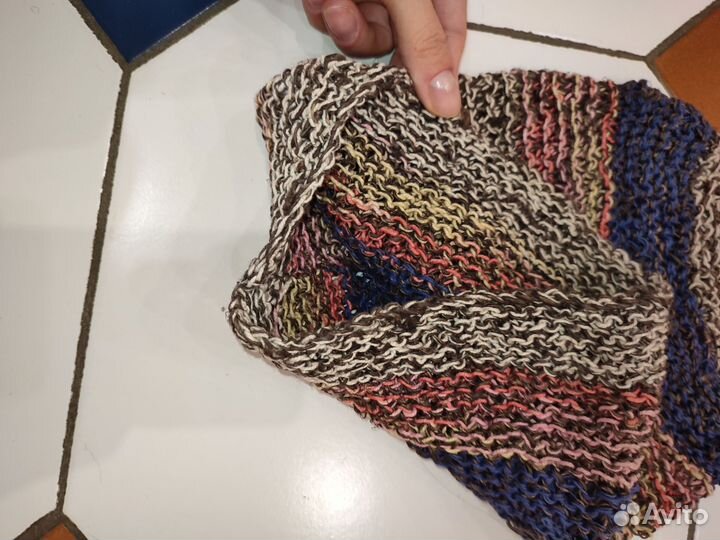 Шапка из конопляной нити