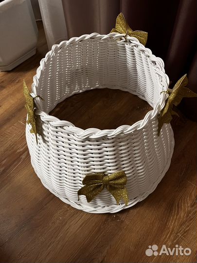 Юбка из ротанга для елочки