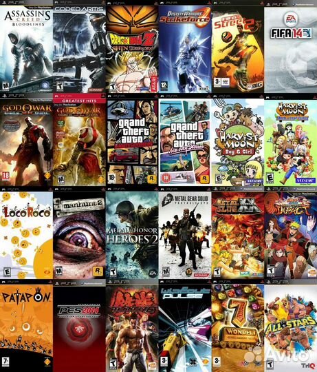 Игры для sony psp
