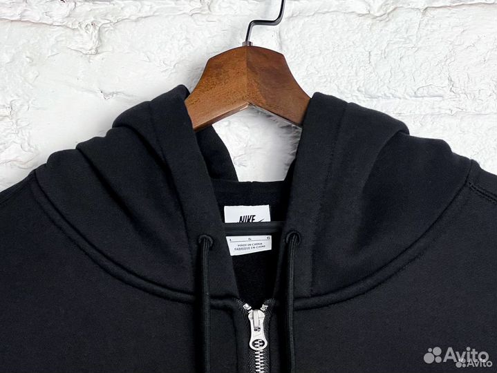 Nike x Stussy Fleece Zip Hoodie Black