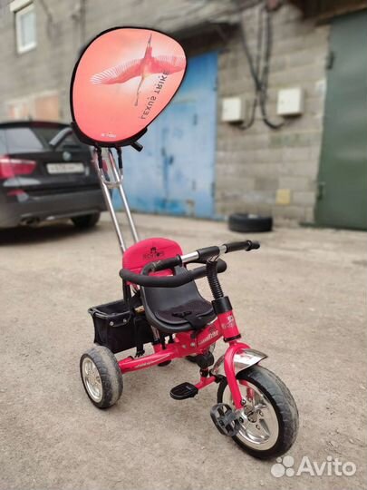 Велосипед с родительской ручкой