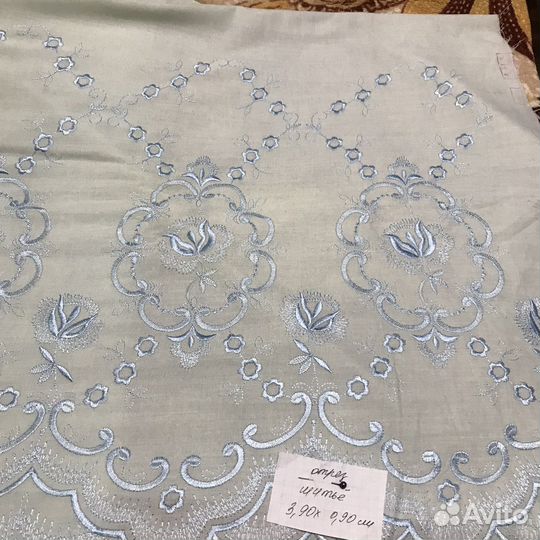Ткань шитье на батисте