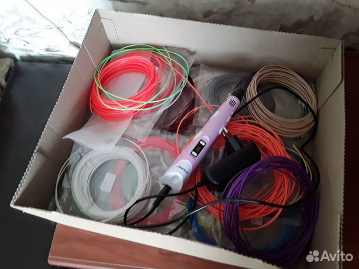 3D ручка + разноцветный пластик