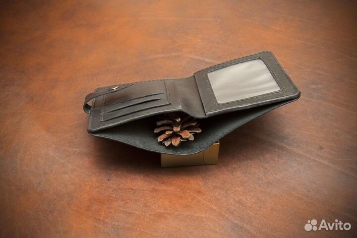 Обложка для автодокументов натуральная кожа