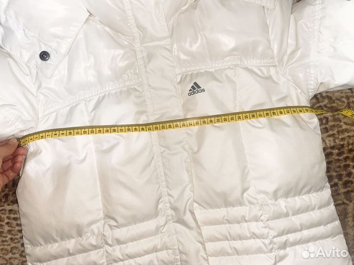 Пуховик женский adidas и шапка