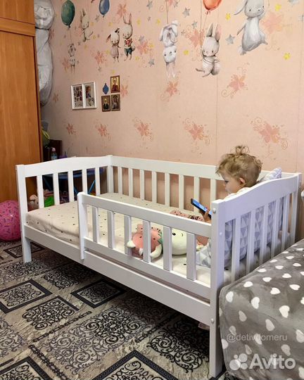 Кровать для подростка в Саратове, белая, 160*80