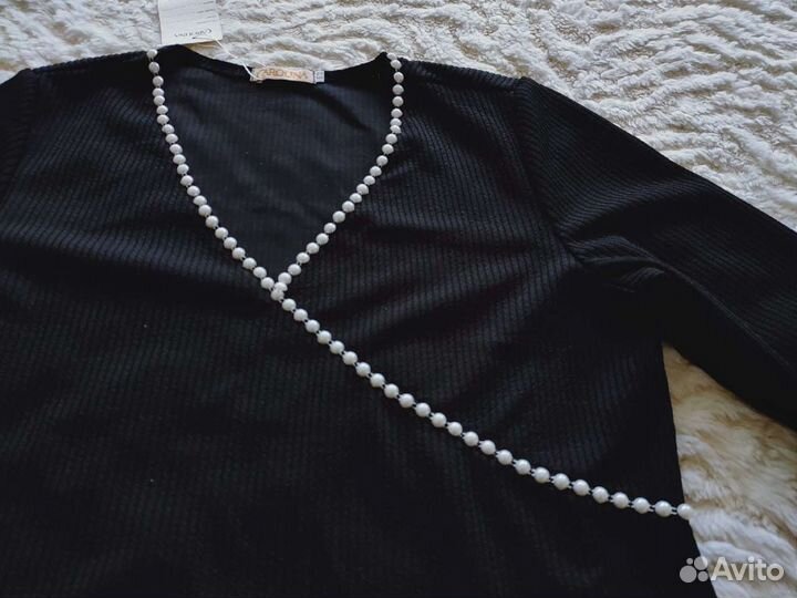 Кофточка с жемчугом