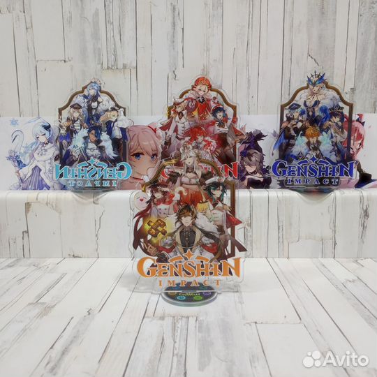 Акриловые стенды по игре Genshin impact