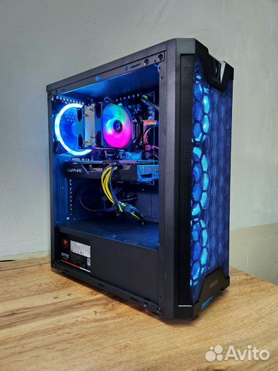 Отличный компьютер с монитором,мышью и клавиатурой