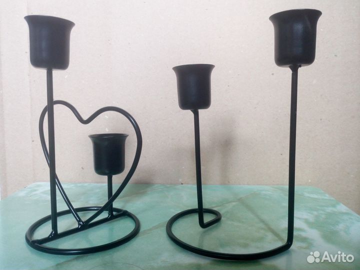 Подсвечник и светильник с имитацией горения свечи