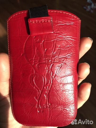 Чехол кожаный для телефона