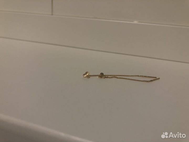 Золотые серьги