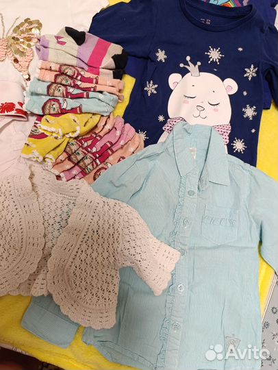 Большой пакет вещей для девочки 4-5 лет