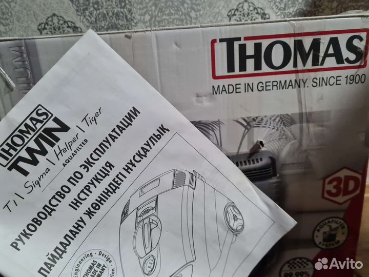 Моющий пылесос thomas twin tiger