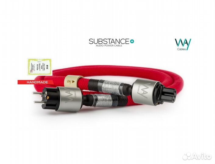 Hi-End силовой аудио кабель WAY Cables substance+