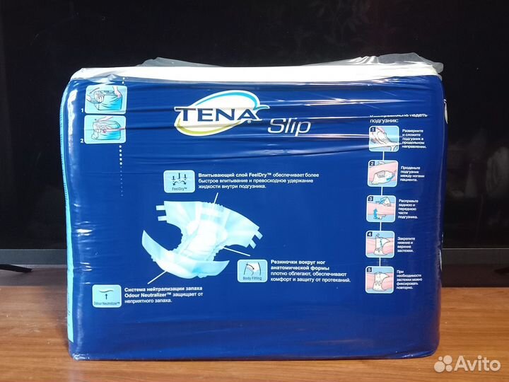 Подгуз.для взросл.Тена слип 30шт. Супер Макс