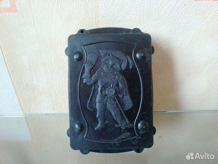 Шкатулка, коробочка кот в сапогах СССР
