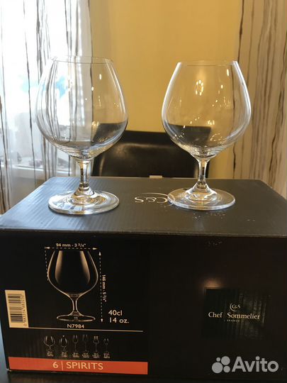 Набор бокалов для коньяка, Франция