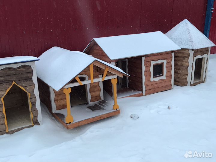 Будки для собак утепленные