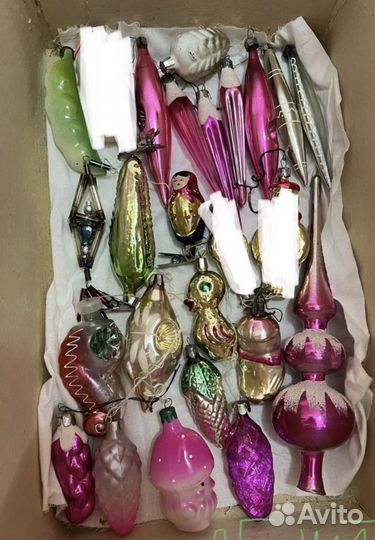 Елочные игрушки СССР