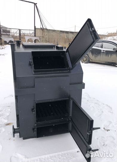 Твердотопливный котел длительного горения