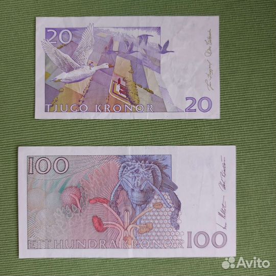 Банкноты Швеция