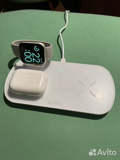Беспроводная зарядка deppa 3 в 1
