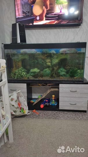 Аквариум с тумбой 400 литров