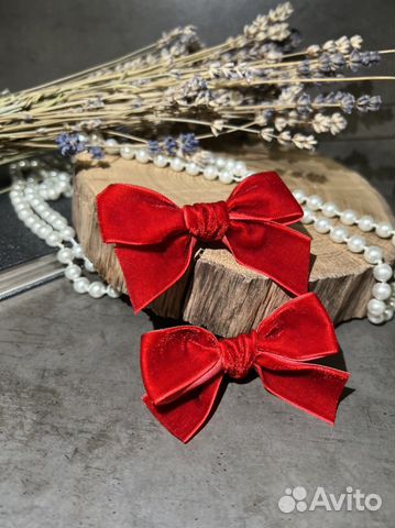 Бантики на резинках для волос для девочек